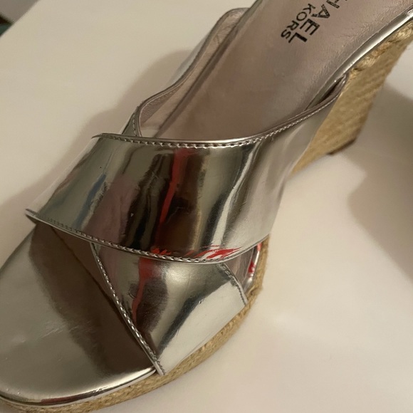 Michael Kors Silver Mules - Picture 3 of 14